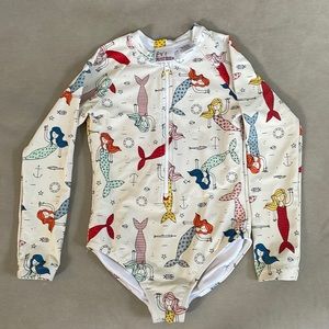 Hanna Andersson Mermaid Girls Rashguard Suit
